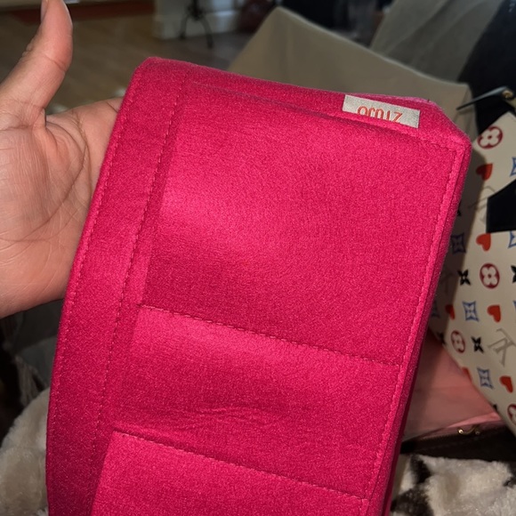 Purse Organizer Insert, Felt Purse Organizer in pink - Picture 2 of 8